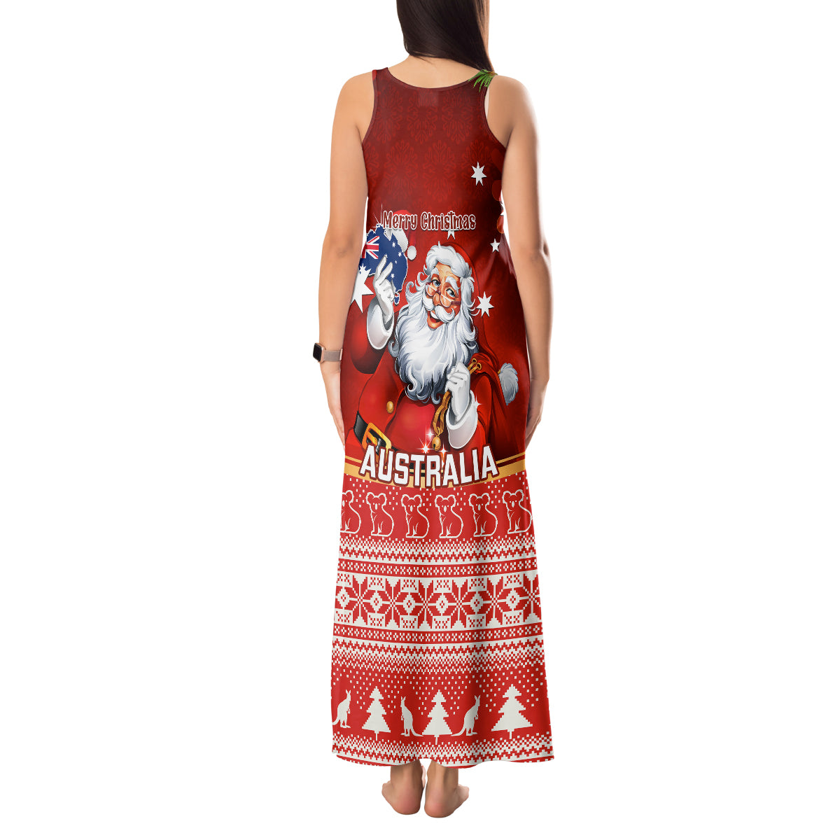 australia-christmas-tank-maxi-dress-xmas-in-july-happy-santa-claus-with-map-red-style