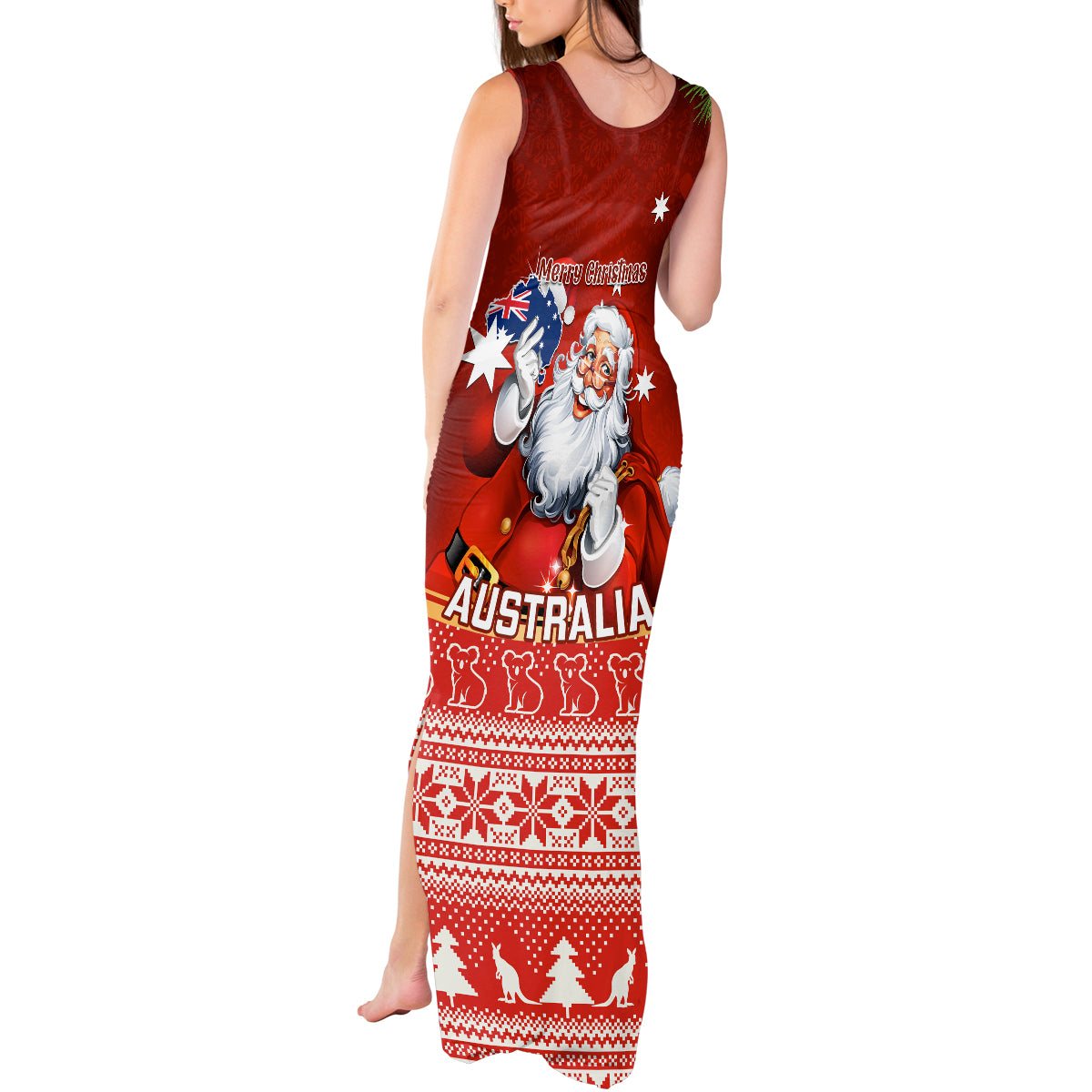 australia-christmas-tank-maxi-dress-xmas-in-july-happy-santa-claus-with-map-red-style