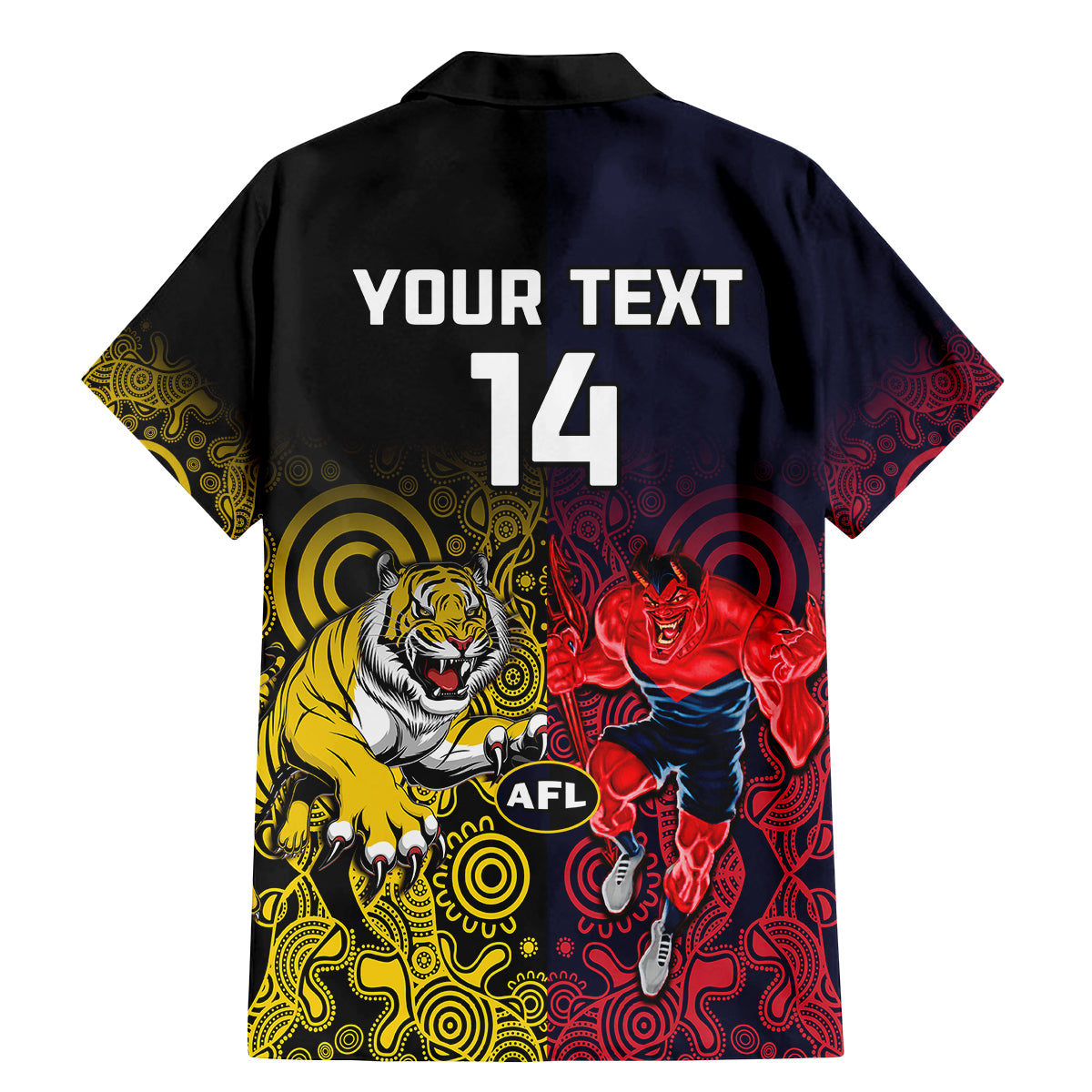 custom-demons-and-tigers-football-family-matching-mermaid-dress-and-hawaiian-shirt-2023-together-indigenous-art