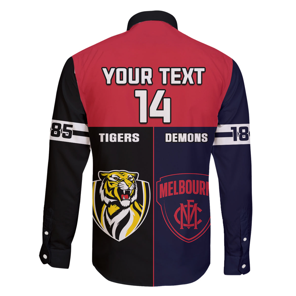 custom-demons-and-tigers-football-family-matching-long-sleeve-bodycon-dress-and-hawaiian-shirt-2023-together-sporty-version