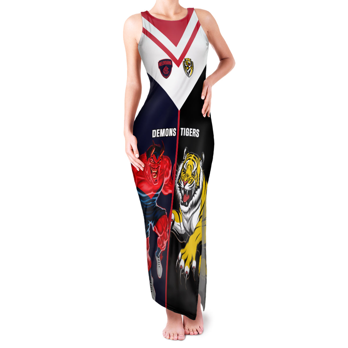 custom-demons-and-tigers-football-family-matching-tank-maxi-dress-and-hawaiian-shirt-2023-together-sporty-version