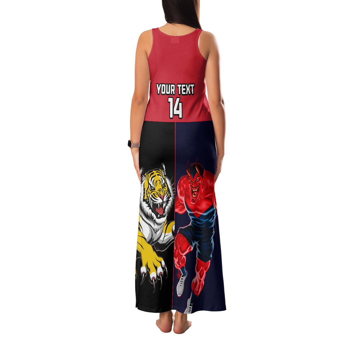 custom-demons-and-tigers-football-family-matching-tank-maxi-dress-and-hawaiian-shirt-2023-together-sporty-version