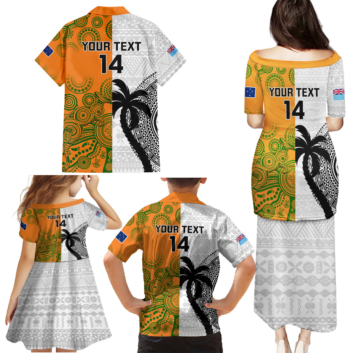 custom-fiji-and-australia-rugby-family-matching-puletasi-dress-and-hawaiian-shirt-2023-world-cup-aboriginal-mix-tapa-pattern