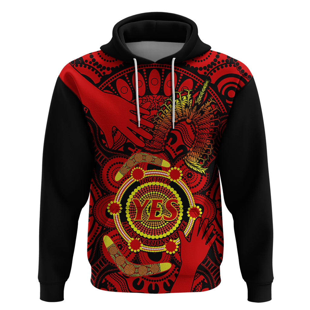 Australia Walk For Yes Hoodie Say Yes To Australian Indigenous Voice - Vibe Hoodie Shop