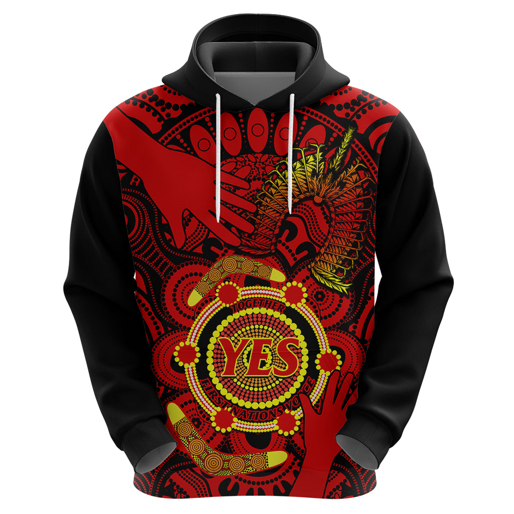 Australia Walk For Yes Hoodie Say Yes To Australian Indigenous Voice - Vibe Hoodie Shop