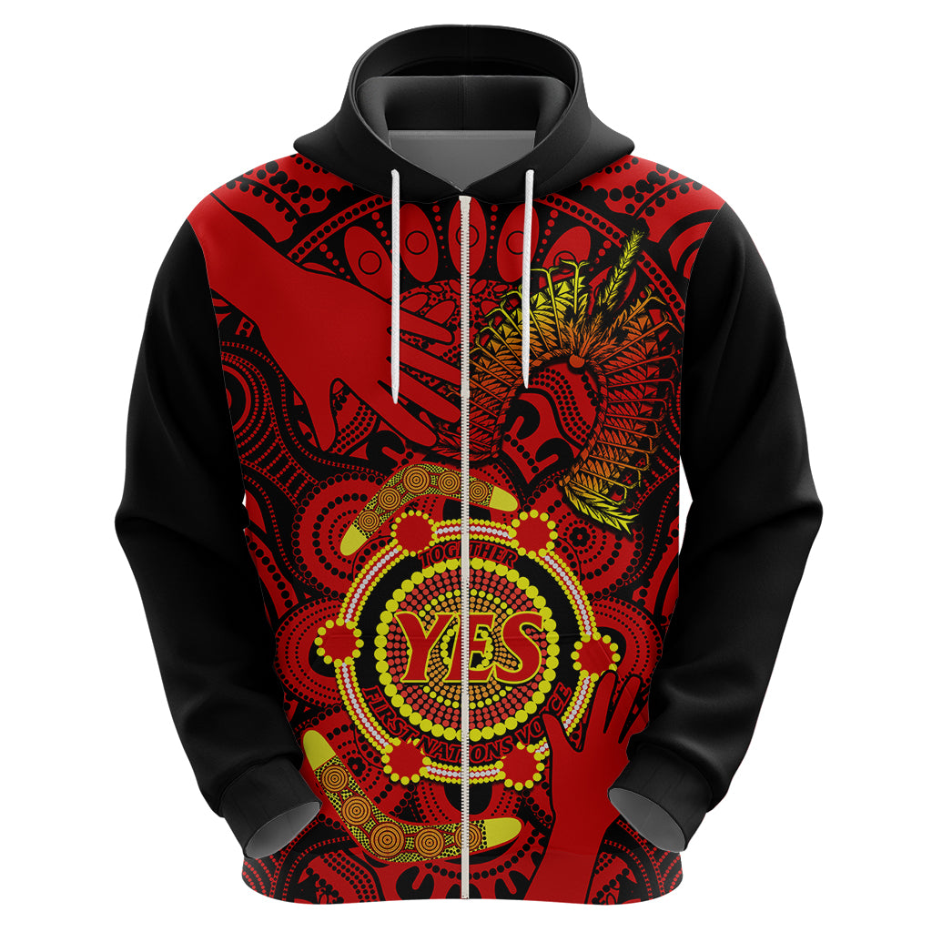 Australia Walk For Yes Hoodie Say Yes To Australian Indigenous Voice - Vibe Hoodie Shop