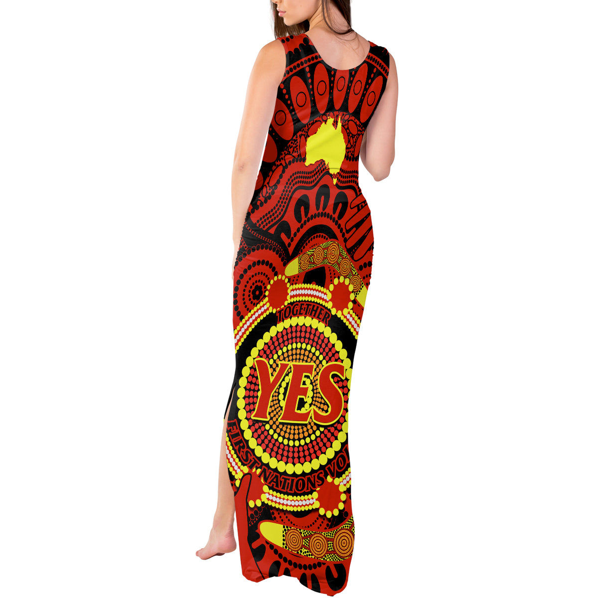 australia-walk-for-yes-tank-maxi-dress-say-yes-to-australian-indigenous-voice