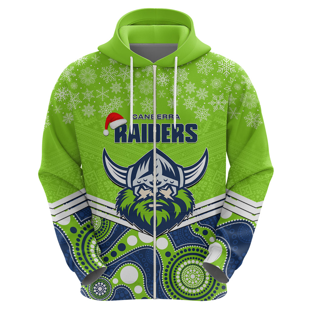 Custom Raiders Rugby Christmas Hoodie Merry Xmas 2023 Mix Aboriginal Art - Vibe Hoodie Shop