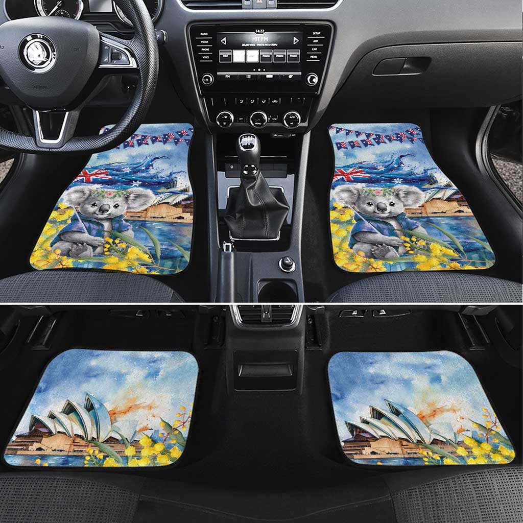 Koala Australia Day Car Mats Proud Aussie Sydney Opera House