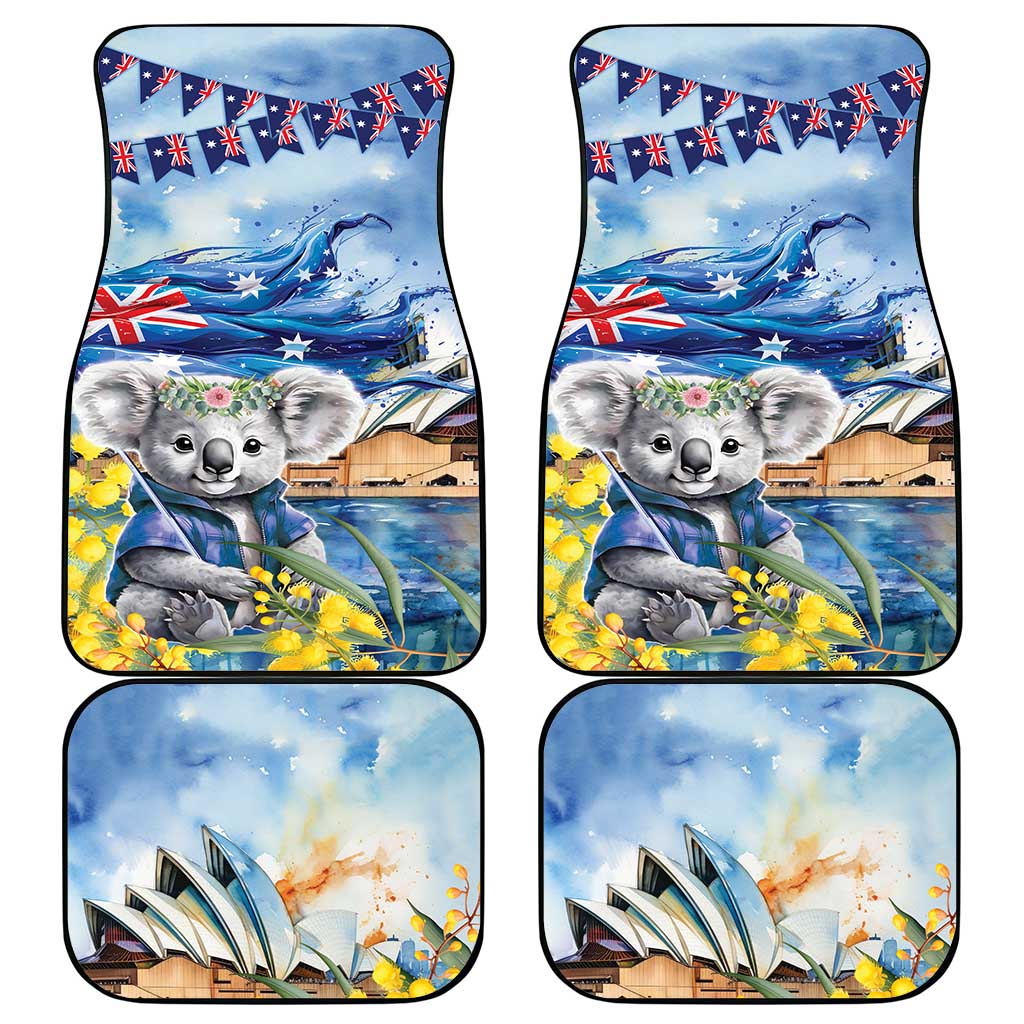 Koala Australia Day Car Mats Proud Aussie Sydney Opera House