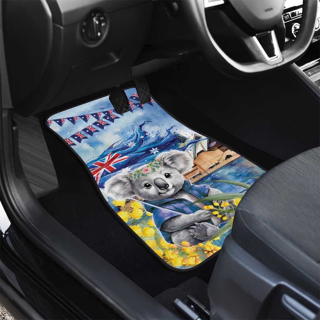 Koala Australia Day Car Mats Proud Aussie Sydney Opera House