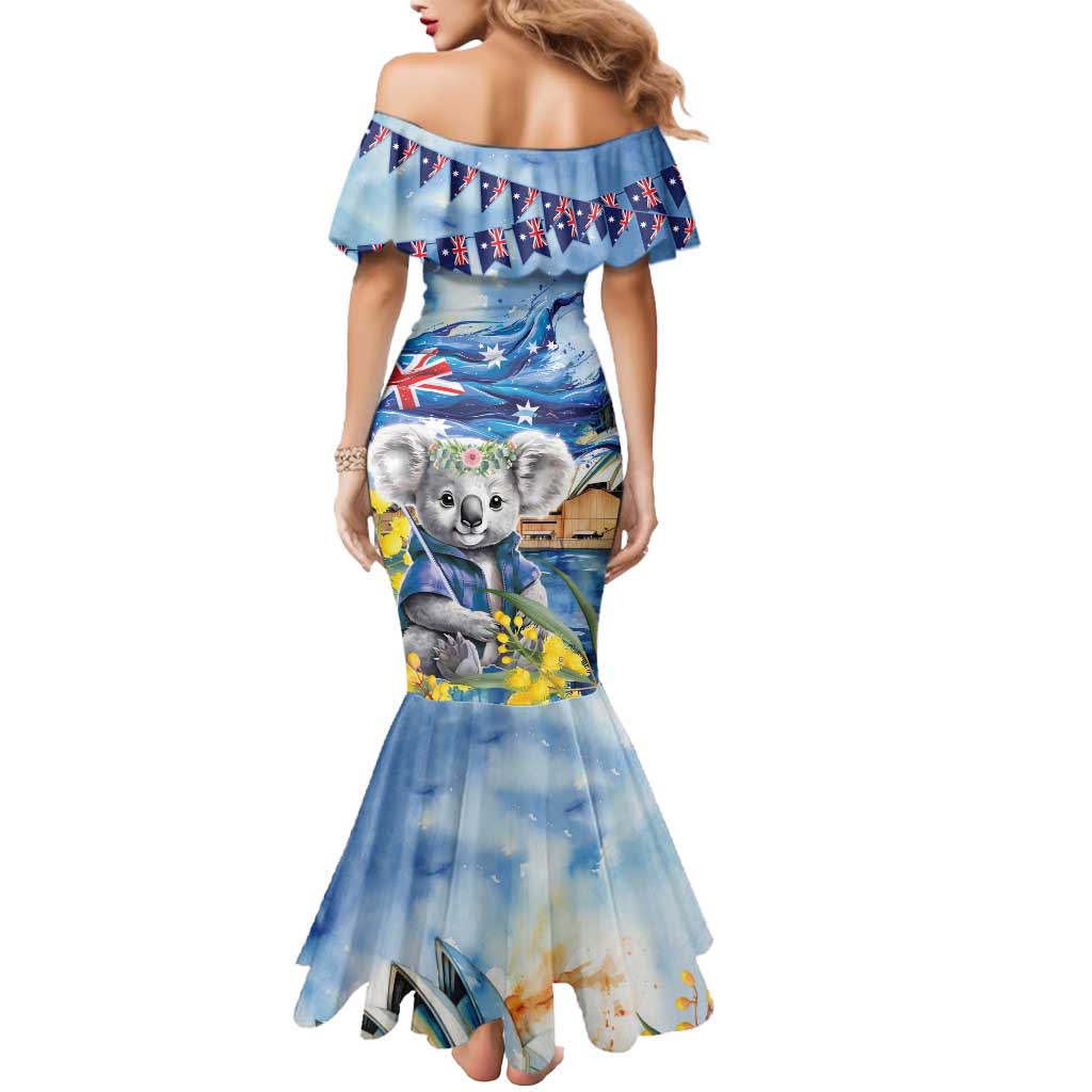 Koala Australia Day Mermaid Dress Proud Aussie Sydney Opera House