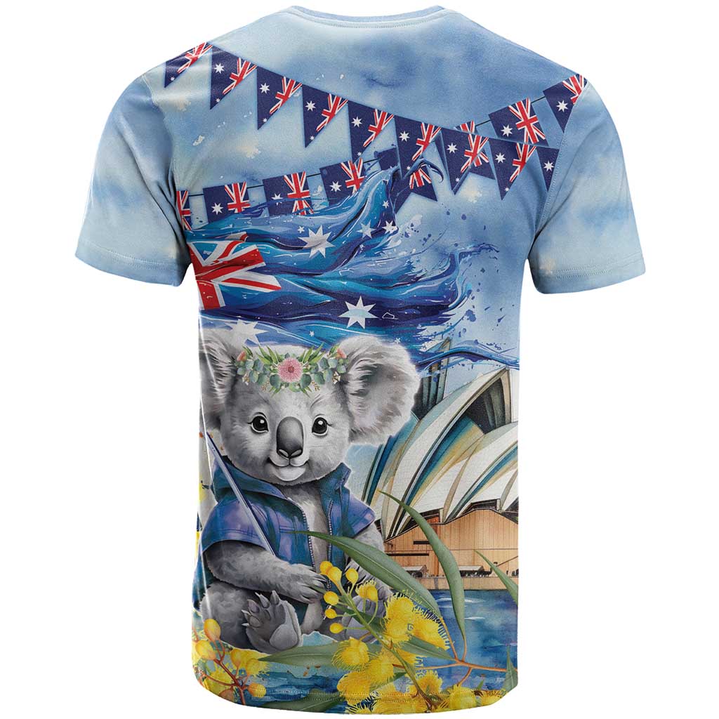 Koala Australia Day T Shirt Proud Aussie Sydney Opera House - Vibe Hoodie Shop