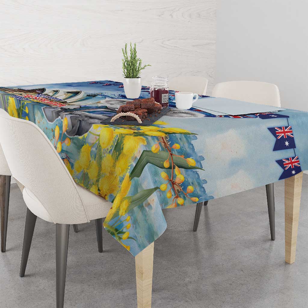 Koala Australia Day Tablecloth Proud Aussie Sydney Opera House