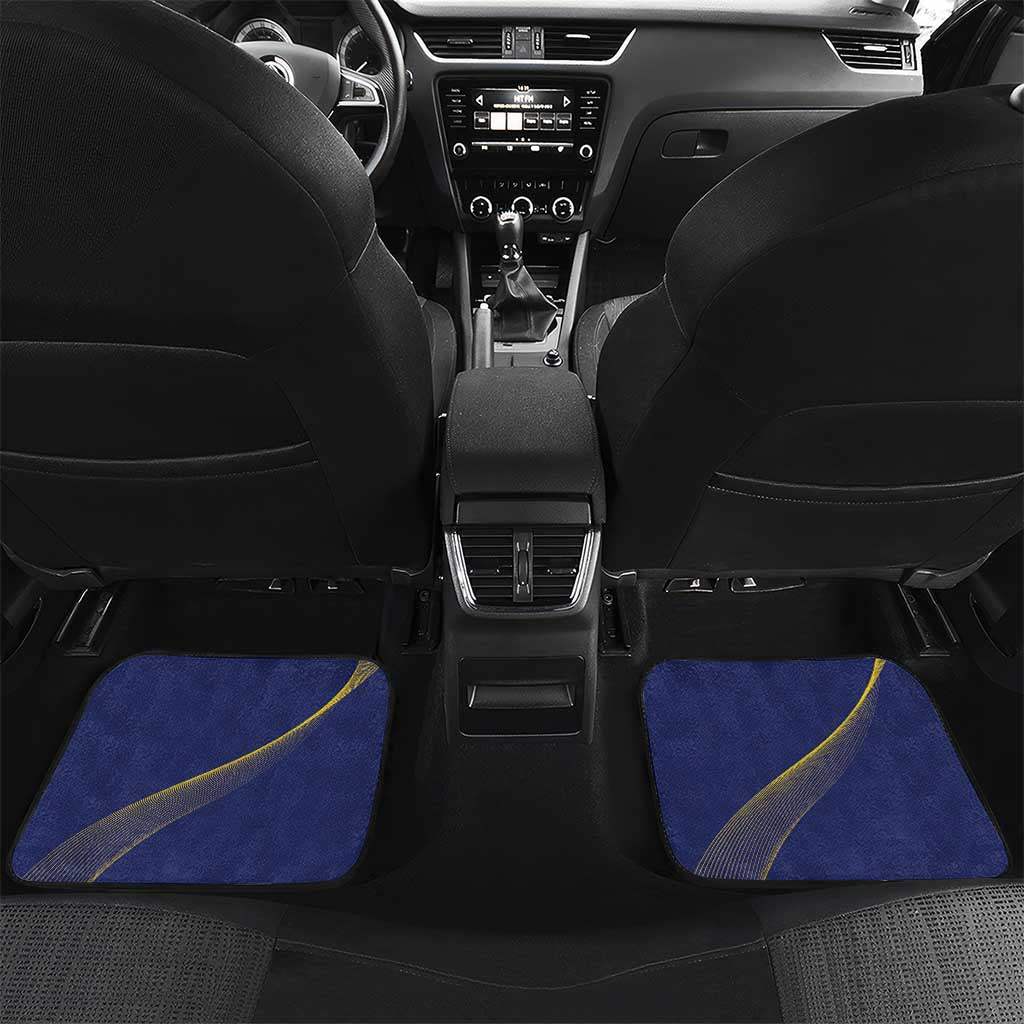 Tasimania Devil Australia Day Car Mats Aussie Aussie Aussie Oi! Oi! Oi! - Blue