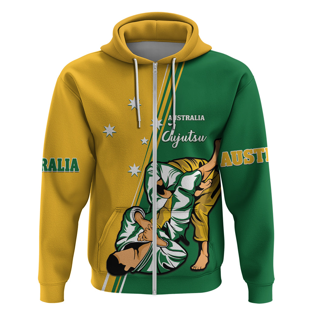Australia Jujitsu Hoodie Tap Out Or Pass Out National Color - Vibe Hoodie Shop