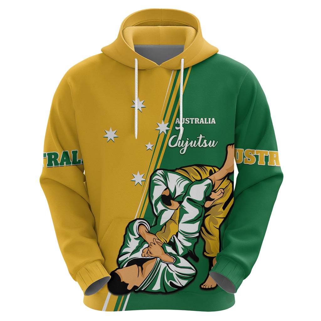 Australia Jujitsu Hoodie Tap Out Or Pass Out National Color - Vibe Hoodie Shop