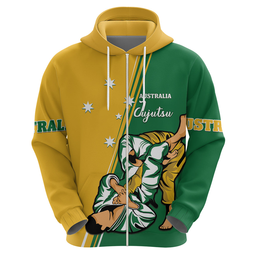 Australia Jujitsu Hoodie Tap Out Or Pass Out National Color - Vibe Hoodie Shop