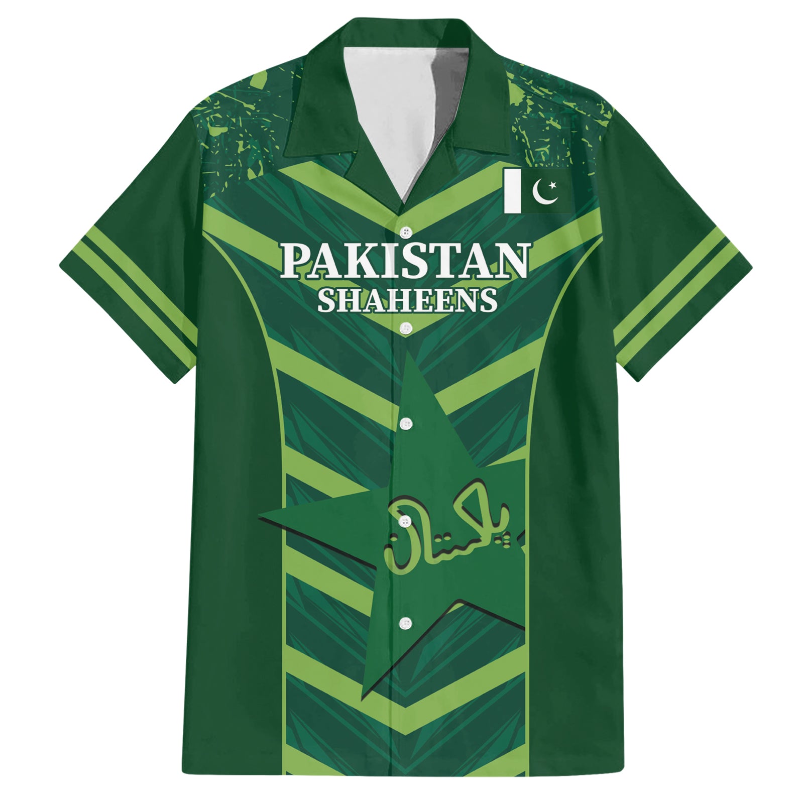 Custom Pakistan Cricket Hawaiian Shirt 2024 World Cup Go Shaheens - Vibe Hoodie Shop