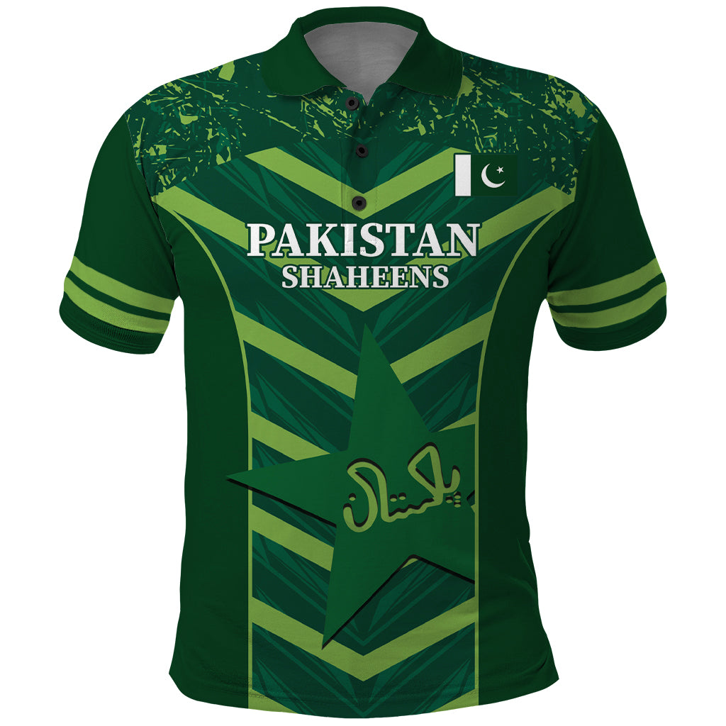 Custom Pakistan Cricket Polo Shirt 2024 World Cup Go Shaheens - Vibe Hoodie Shop