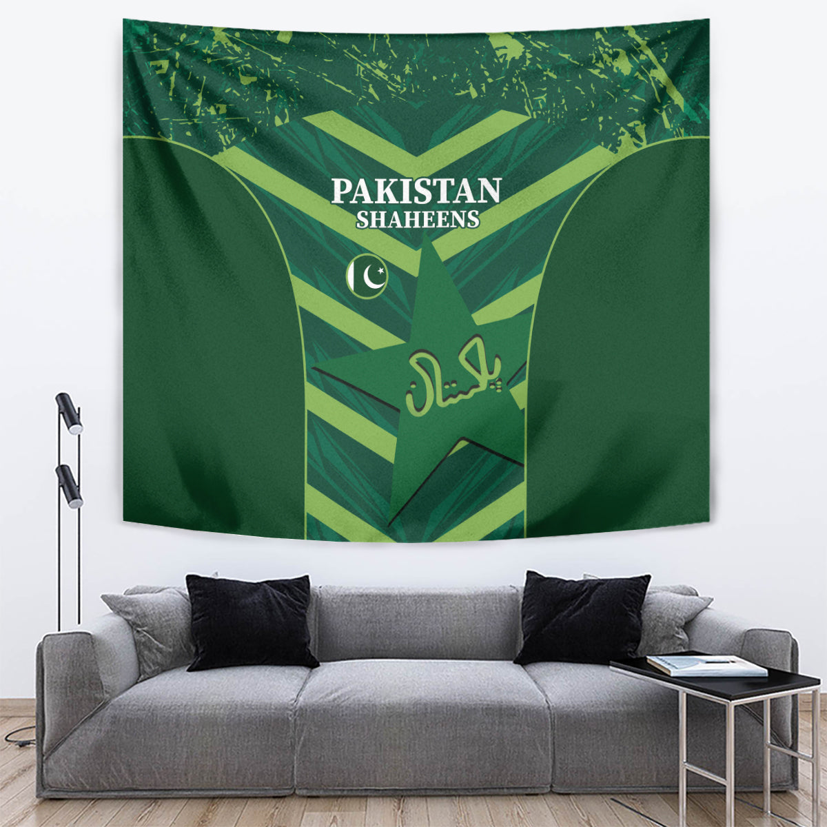 Pakistan Cricket Tapestry 2024 World Cup Go Shaheens - Vibe Hoodie Shop