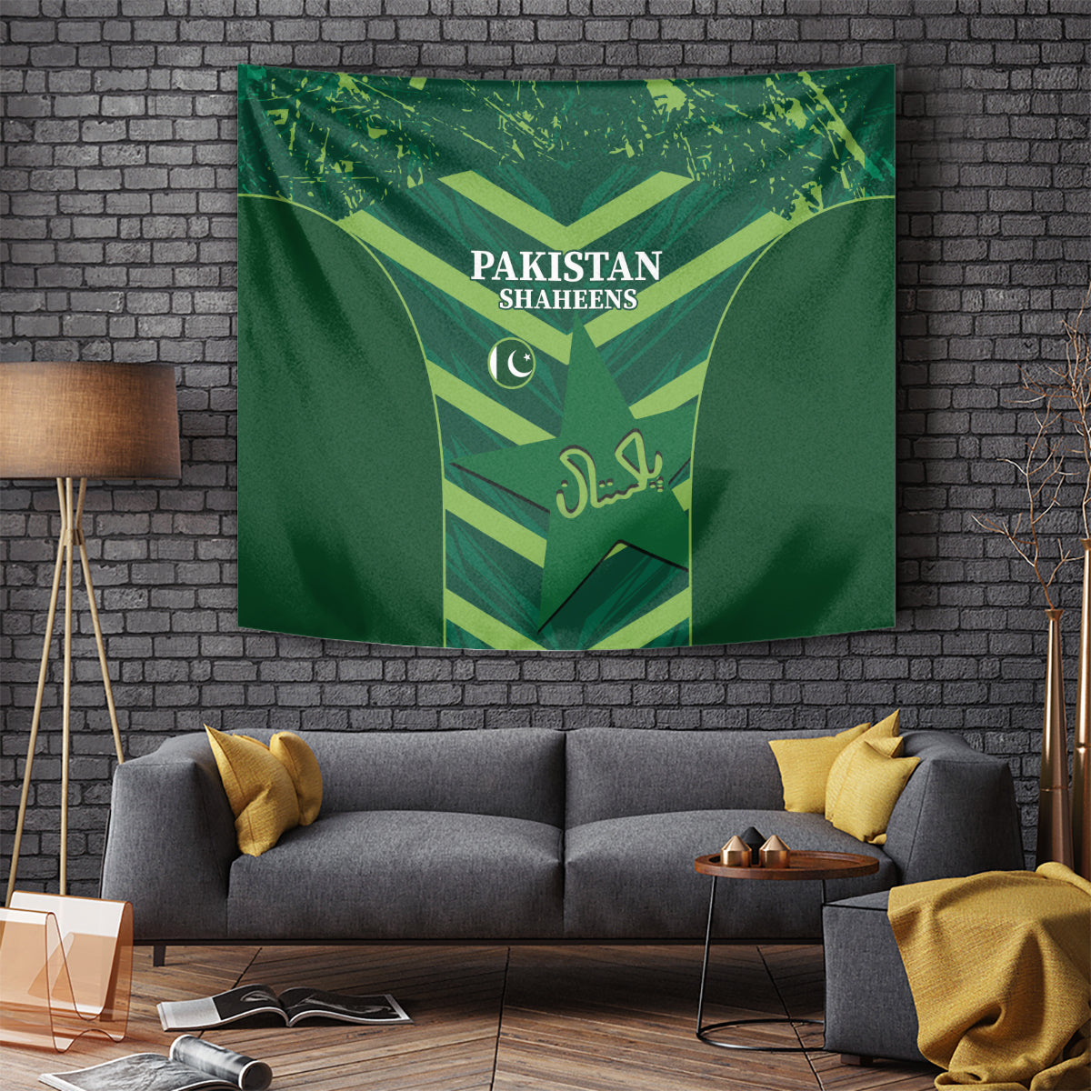 Pakistan Cricket Tapestry 2024 World Cup Go Shaheens - Vibe Hoodie Shop