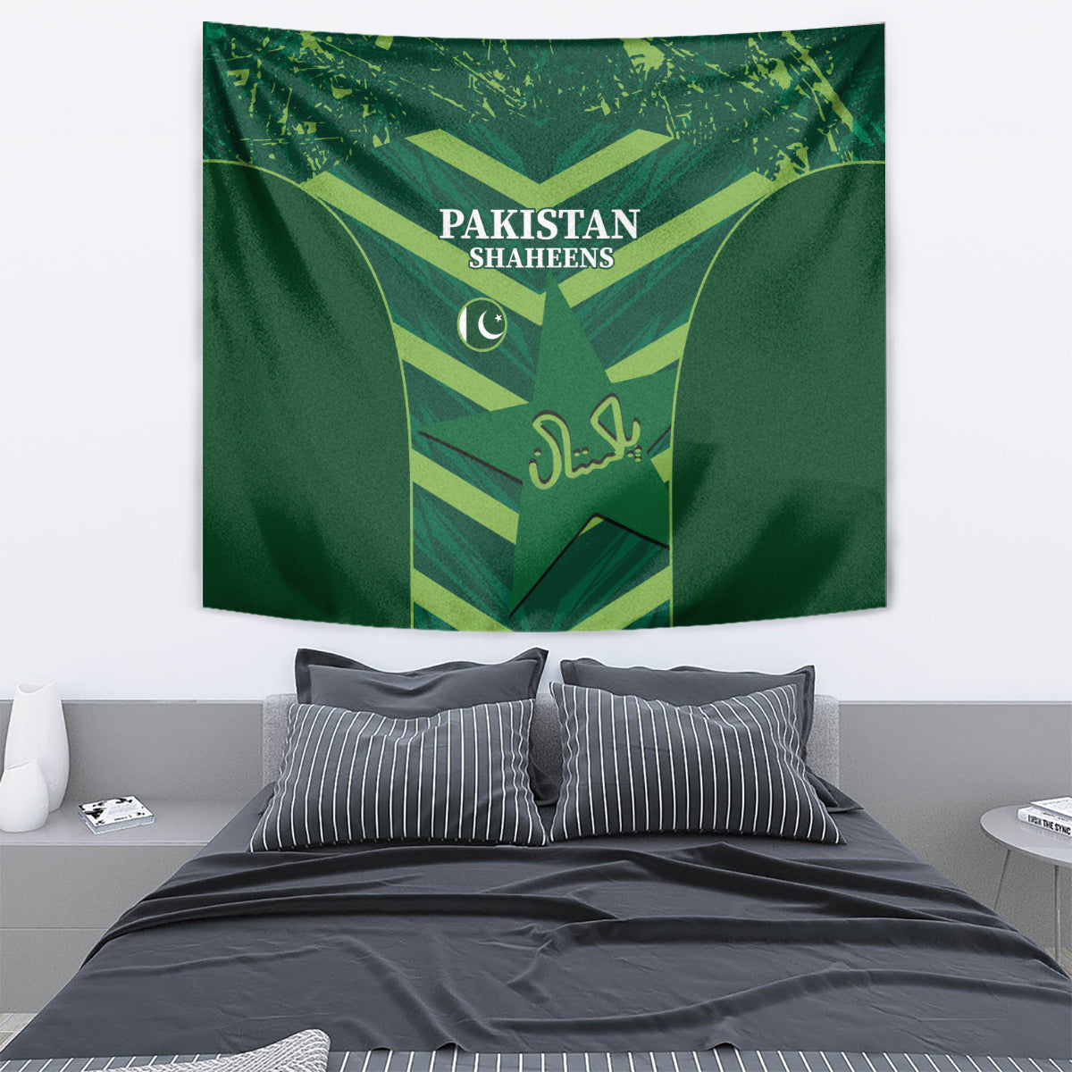 Pakistan Cricket Tapestry 2024 World Cup Go Shaheens - Vibe Hoodie Shop