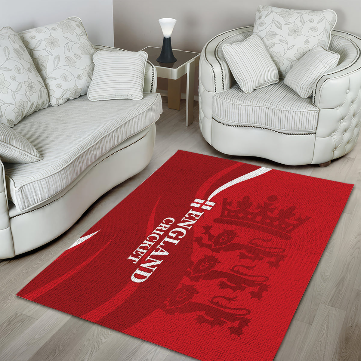 England Cricket Area Rug 2024 World Cup Go Champions - Vibe Hoodie Shop