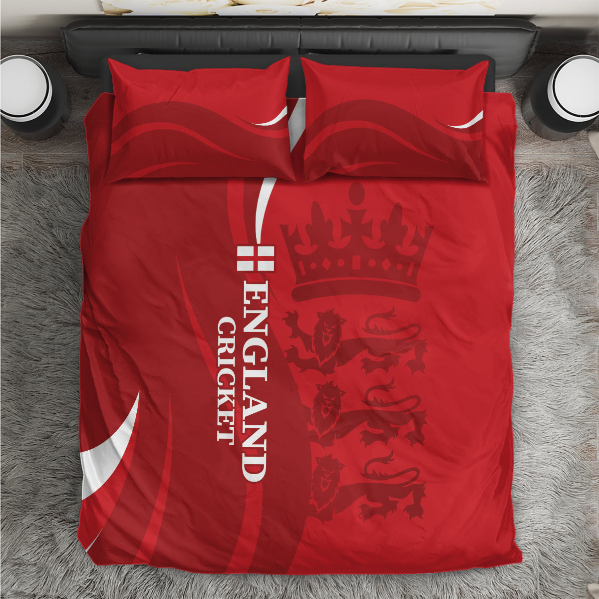England Cricket Bedding Set 2024 World Cup Go Champions - Vibe Hoodie Shop