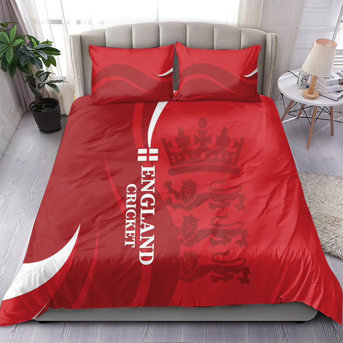 England Cricket Bedding Set 2024 World Cup Go Champions - Vibe Hoodie Shop