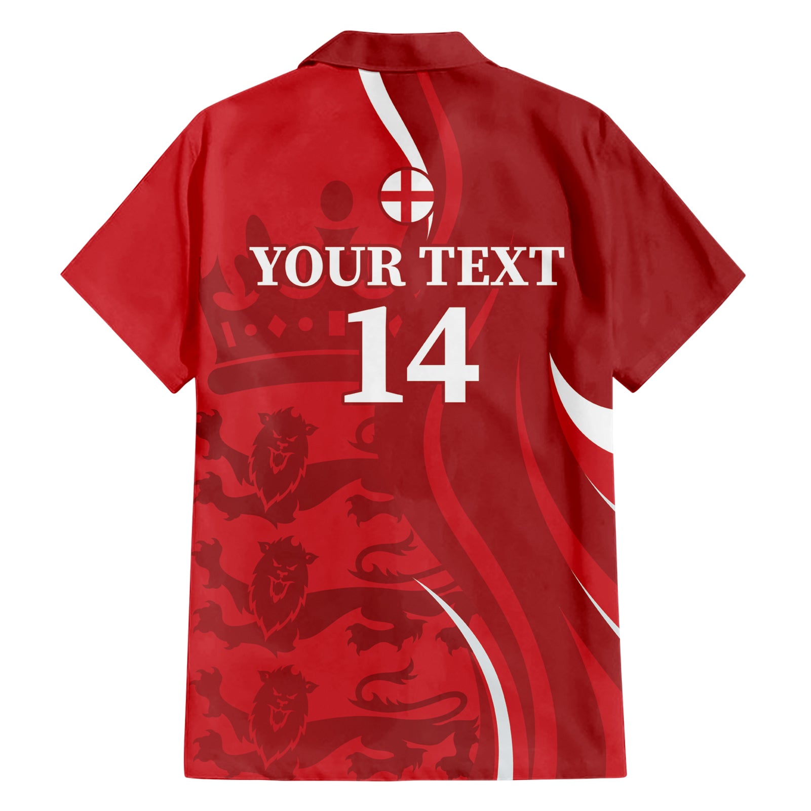 Custom England Cricket Hawaiian Shirt 2024 World Cup Go Champions - Vibe Hoodie Shop
