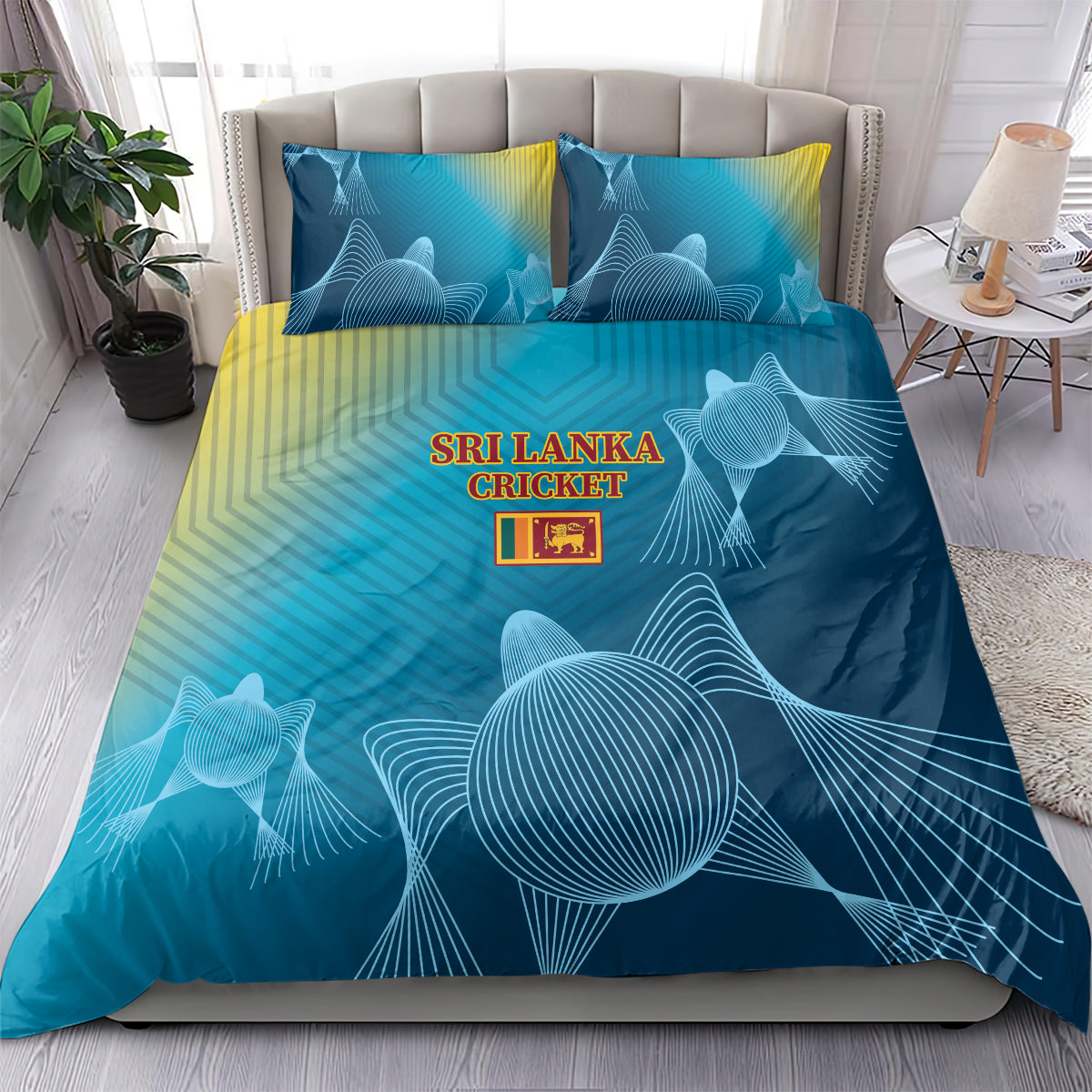 Sri Lanka Cricket Bedding Set 2024 World Cup Go The Lions - Vibe Hoodie Shop