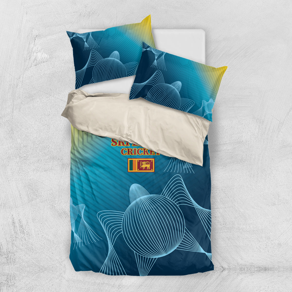 Sri Lanka Cricket Bedding Set 2024 World Cup Go The Lions - Vibe Hoodie Shop