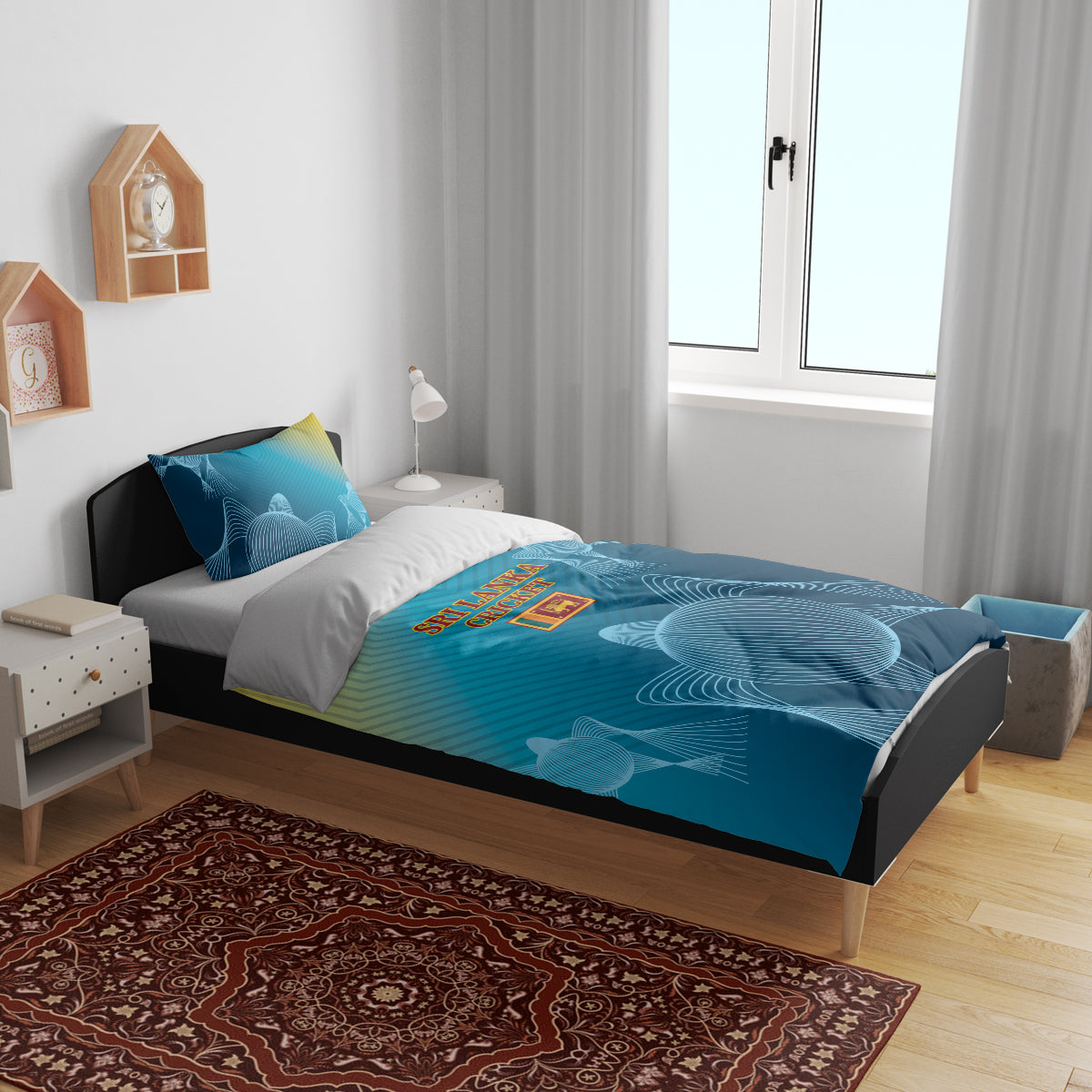 Sri Lanka Cricket Bedding Set 2024 World Cup Go The Lions - Vibe Hoodie Shop