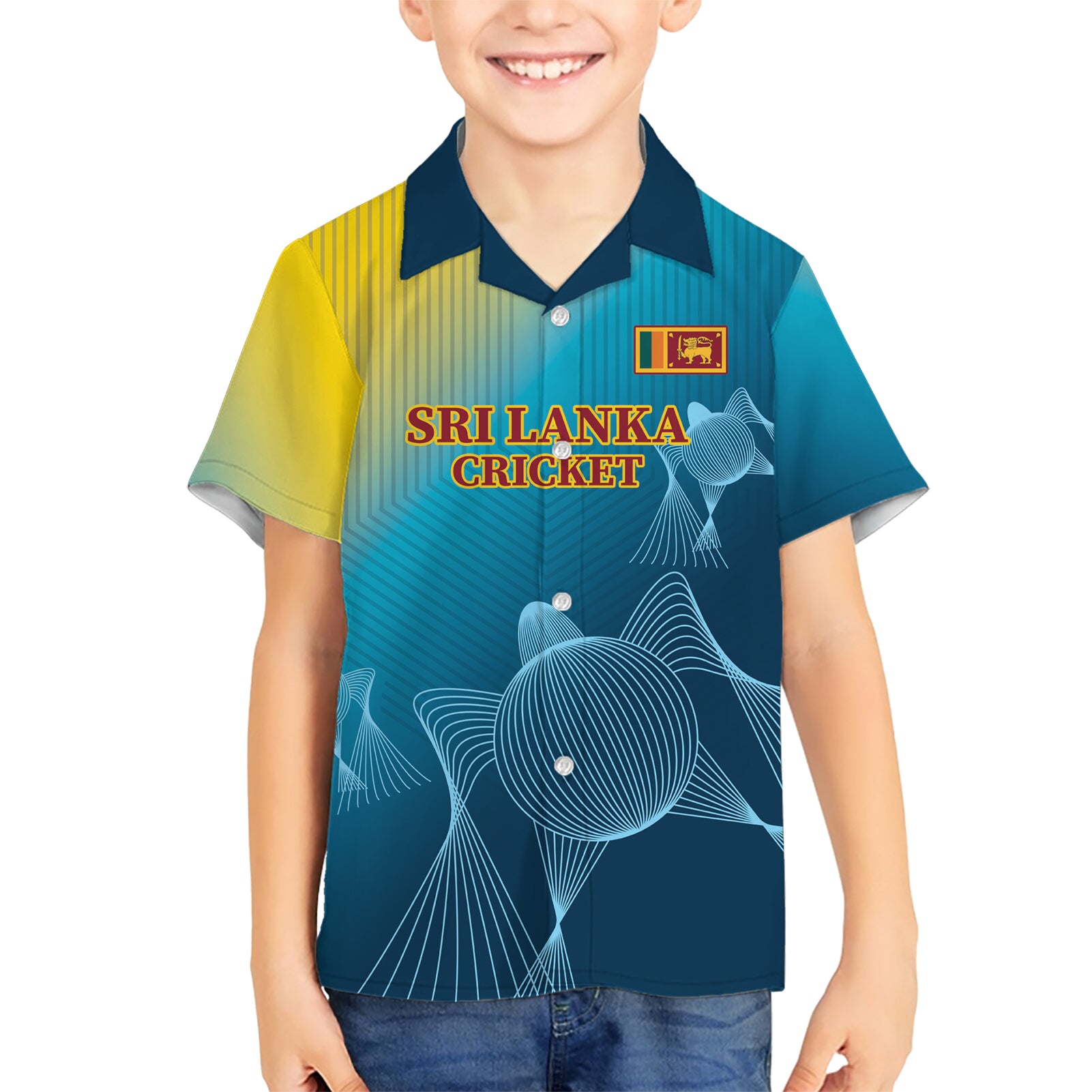 Custom Sri Lanka Cricket Hawaiian Shirt 2024 World Cup Go The Lions - Vibe Hoodie Shop