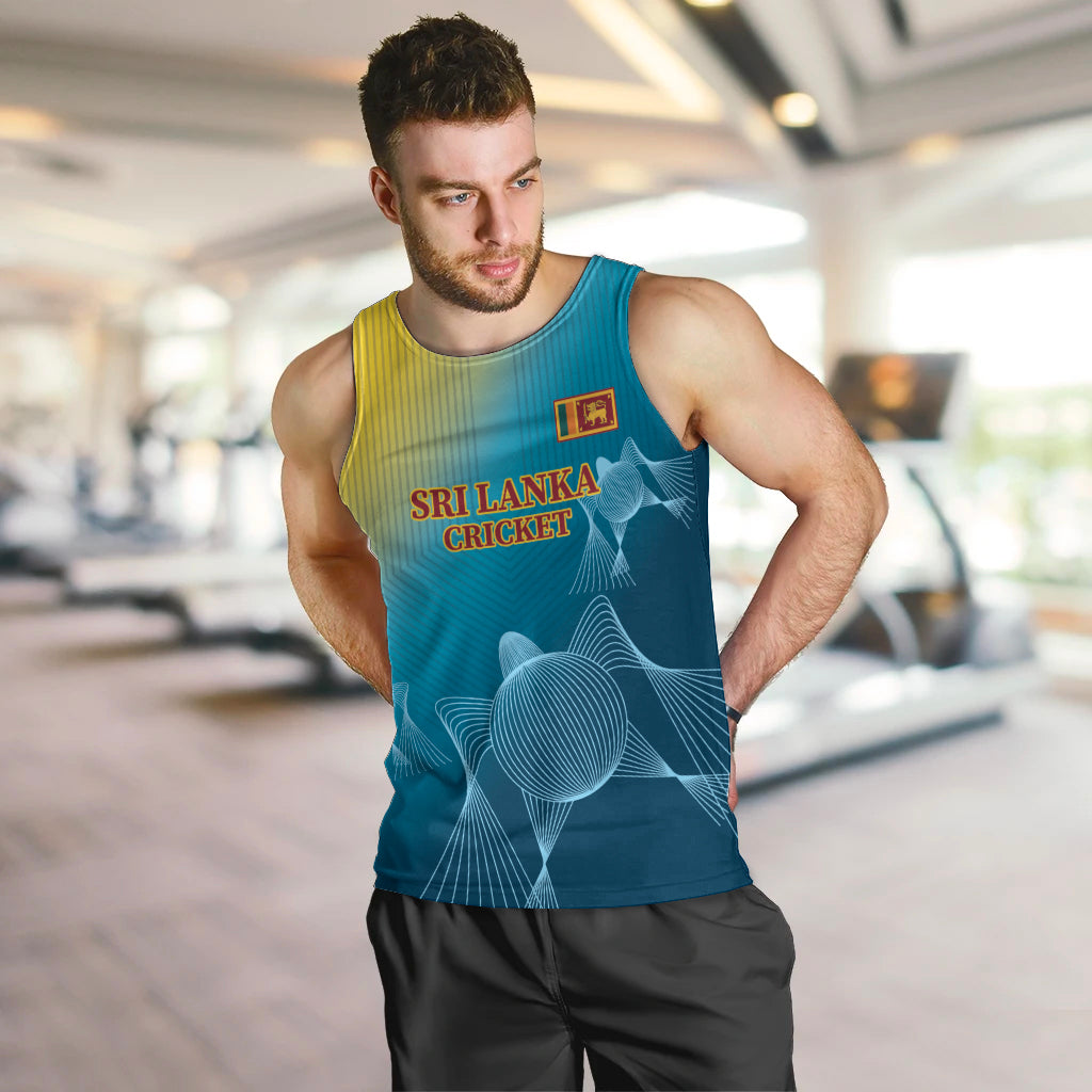 Custom Sri Lanka Cricket Men Tank Top 2024 World Cup Go The Lions - Vibe Hoodie Shop