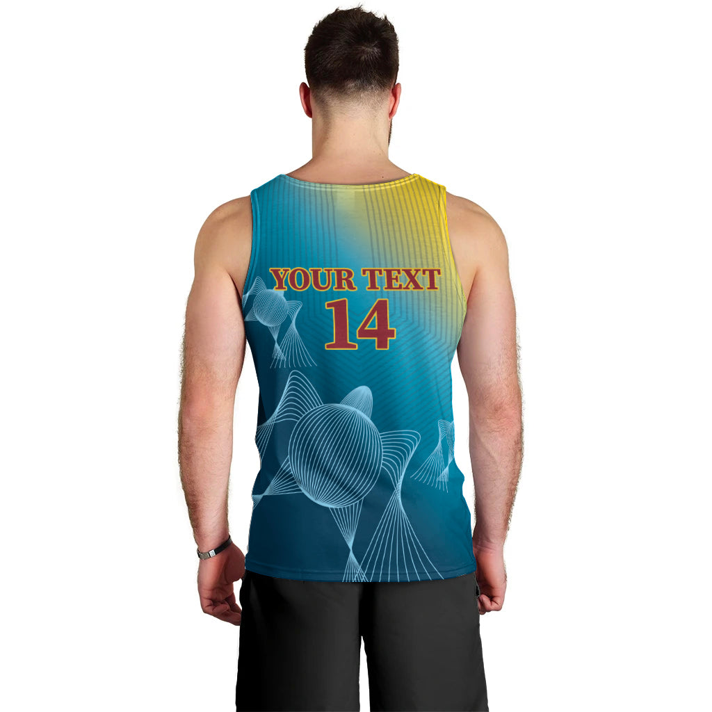 Custom Sri Lanka Cricket Men Tank Top 2024 World Cup Go The Lions - Vibe Hoodie Shop