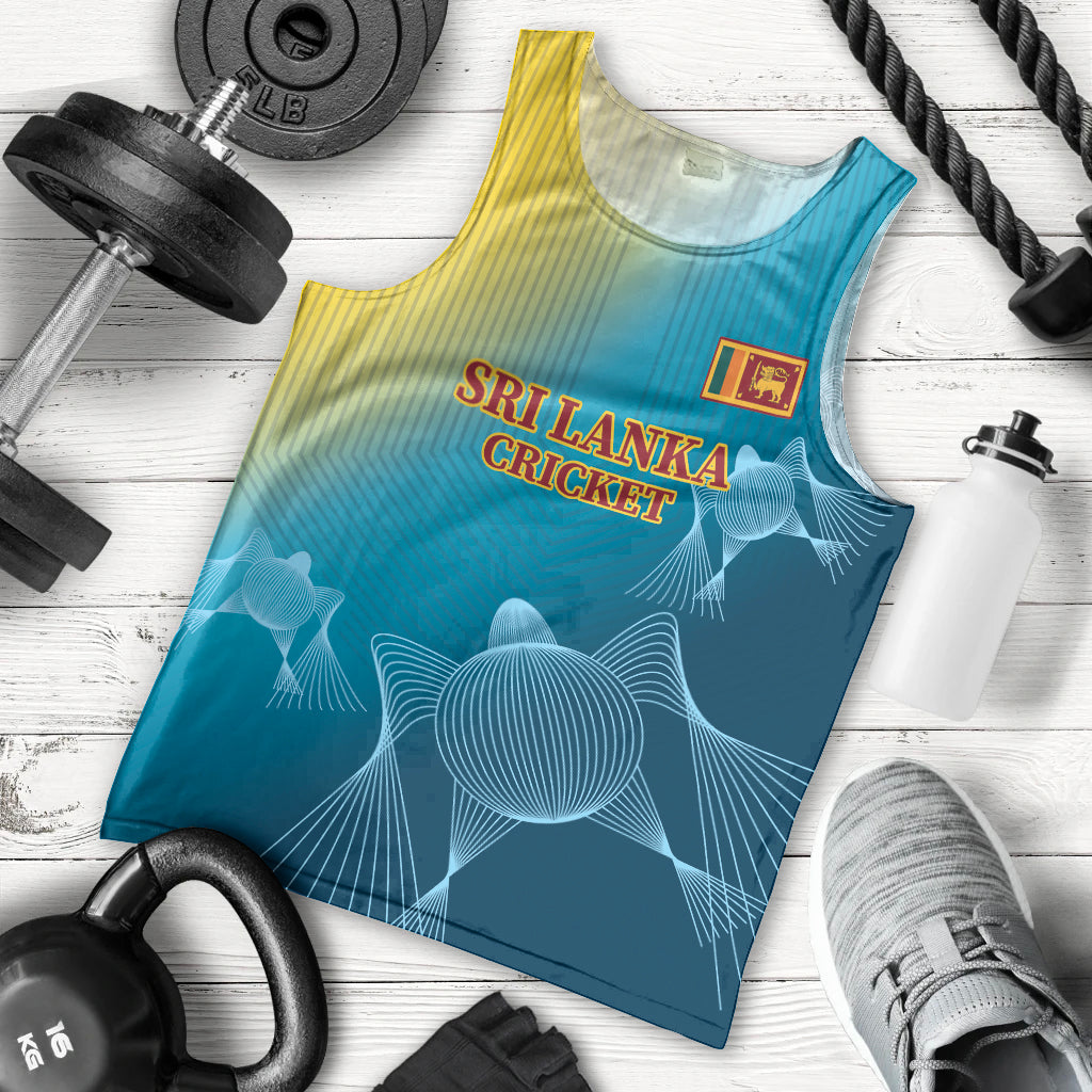 Custom Sri Lanka Cricket Men Tank Top 2024 World Cup Go The Lions - Vibe Hoodie Shop
