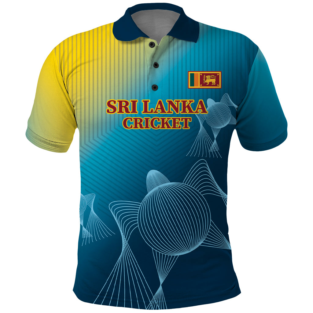 Custom Sri Lanka Cricket Polo Shirt 2024 World Cup Go The Lions - Vibe Hoodie Shop