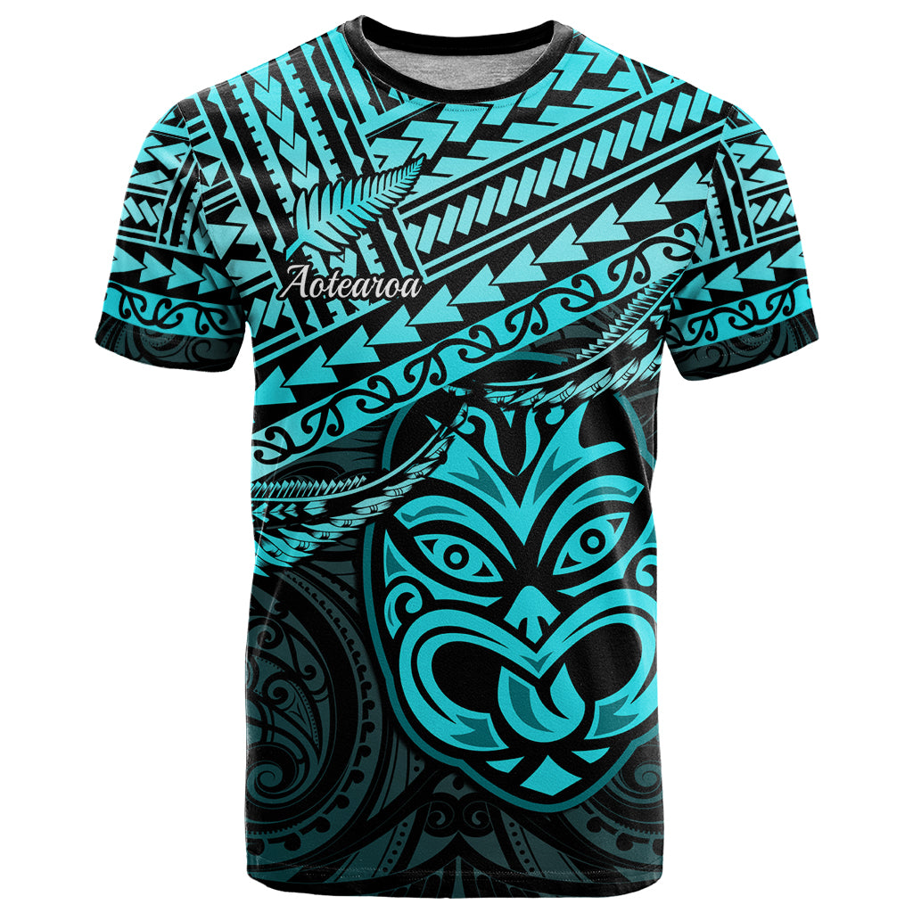 Matariki New Zealand T Shirt Maori New Year Tiki Turquoise Version - Vibe Hoodie Shop