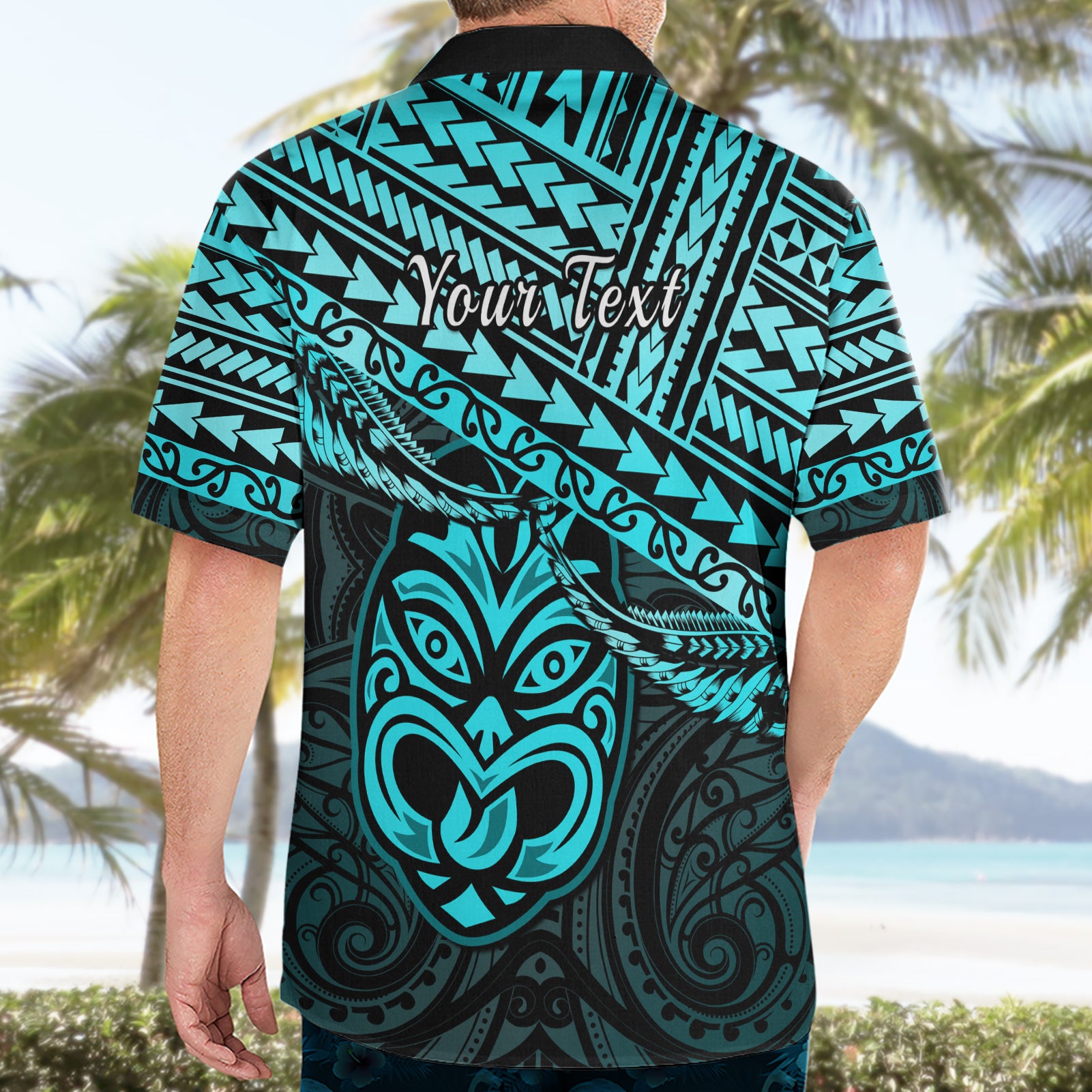 Personalised Matariki New Zealand Hawaiian Shirt Maori New Year Tiki Turquoise Version - Vibe Hoodie Shop