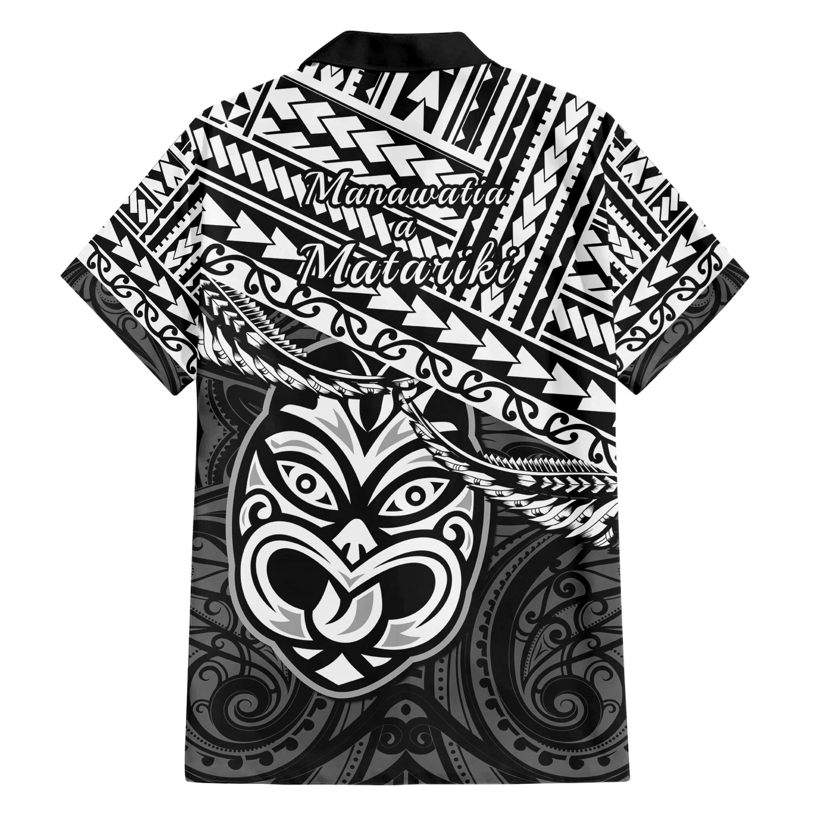 Matariki New Zealand Hawaiian Shirt Maori New Year Tiki Black Version - Vibe Hoodie Shop
