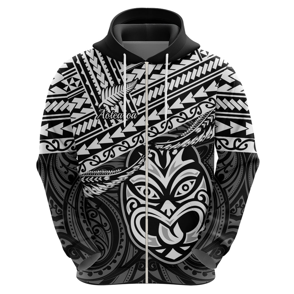 Matariki New Zealand Hoodie Maori New Year Tiki Black Version - Vibe Hoodie Shop