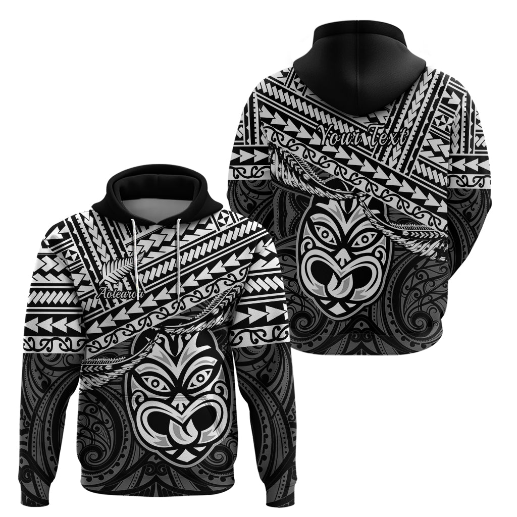Personalised Matariki New Zealand Hoodie Maori New Year Tiki Black Version - Vibe Hoodie Shop
