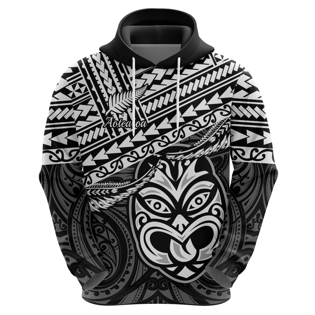 Personalised Matariki New Zealand Hoodie Maori New Year Tiki Black Version - Vibe Hoodie Shop