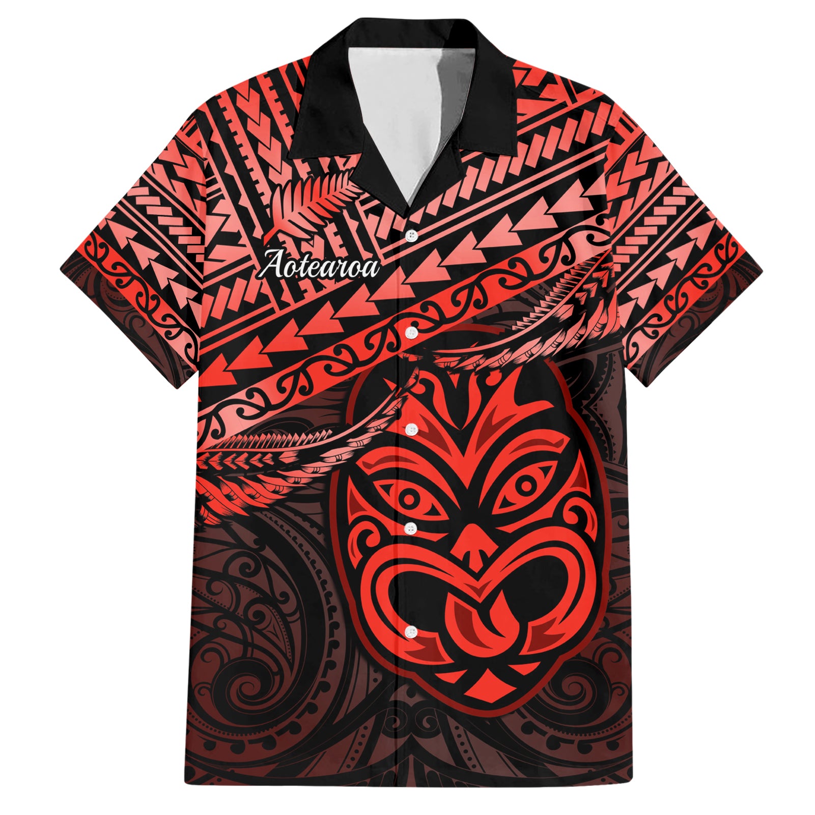 Matariki New Zealand Hawaiian Shirt Maori New Year Tiki Red Version - Vibe Hoodie Shop