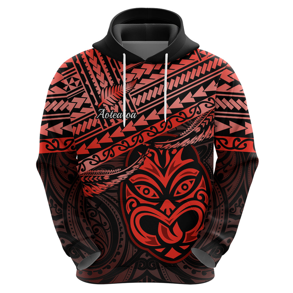 Matariki New Zealand Hoodie Maori New Year Tiki Red Version - Vibe Hoodie Shop