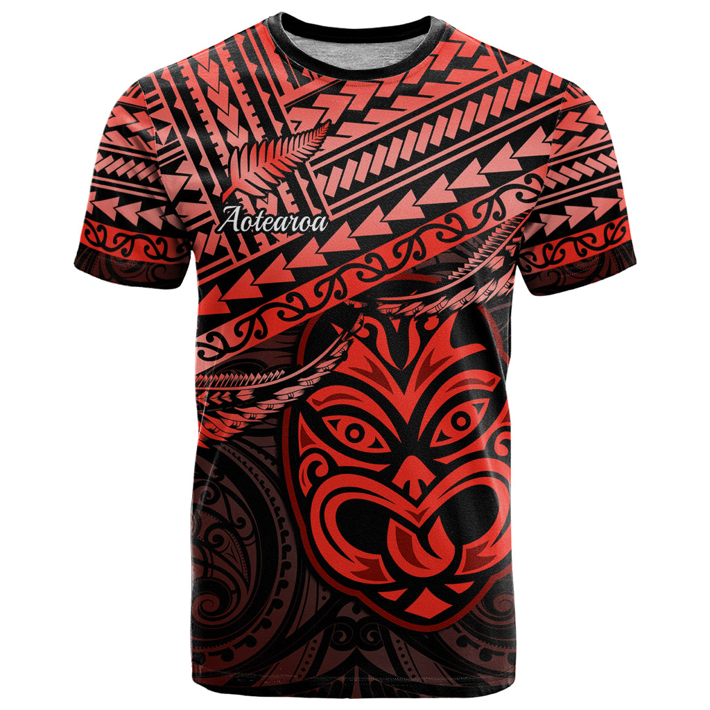 Matariki New Zealand T Shirt Maori New Year Tiki Red Version - Vibe Hoodie Shop