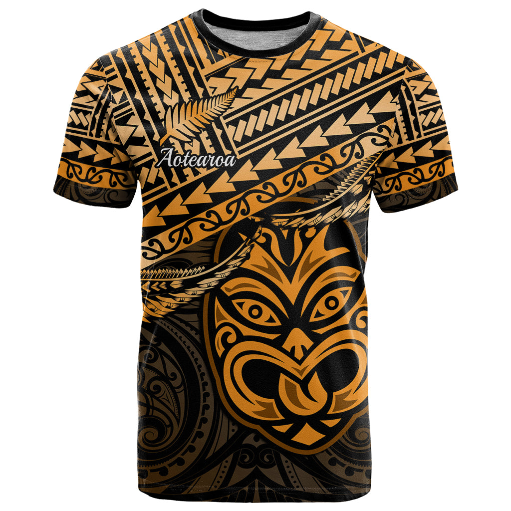 Matariki New Zealand T Shirt Maori New Year Tiki Gold Version - Vibe Hoodie Shop