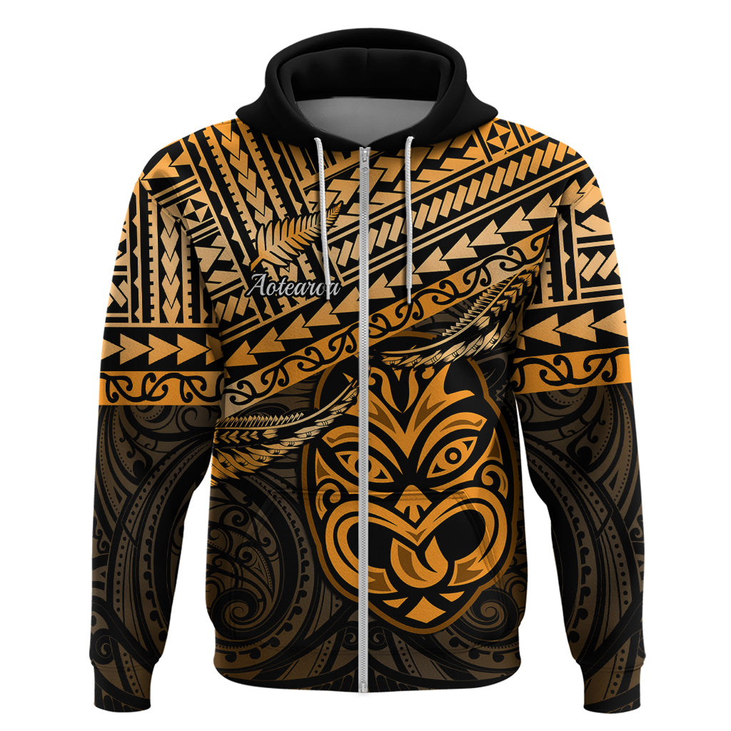 Personalised Matariki New Zealand Hoodie Maori New Year Tiki Gold Version - Vibe Hoodie Shop